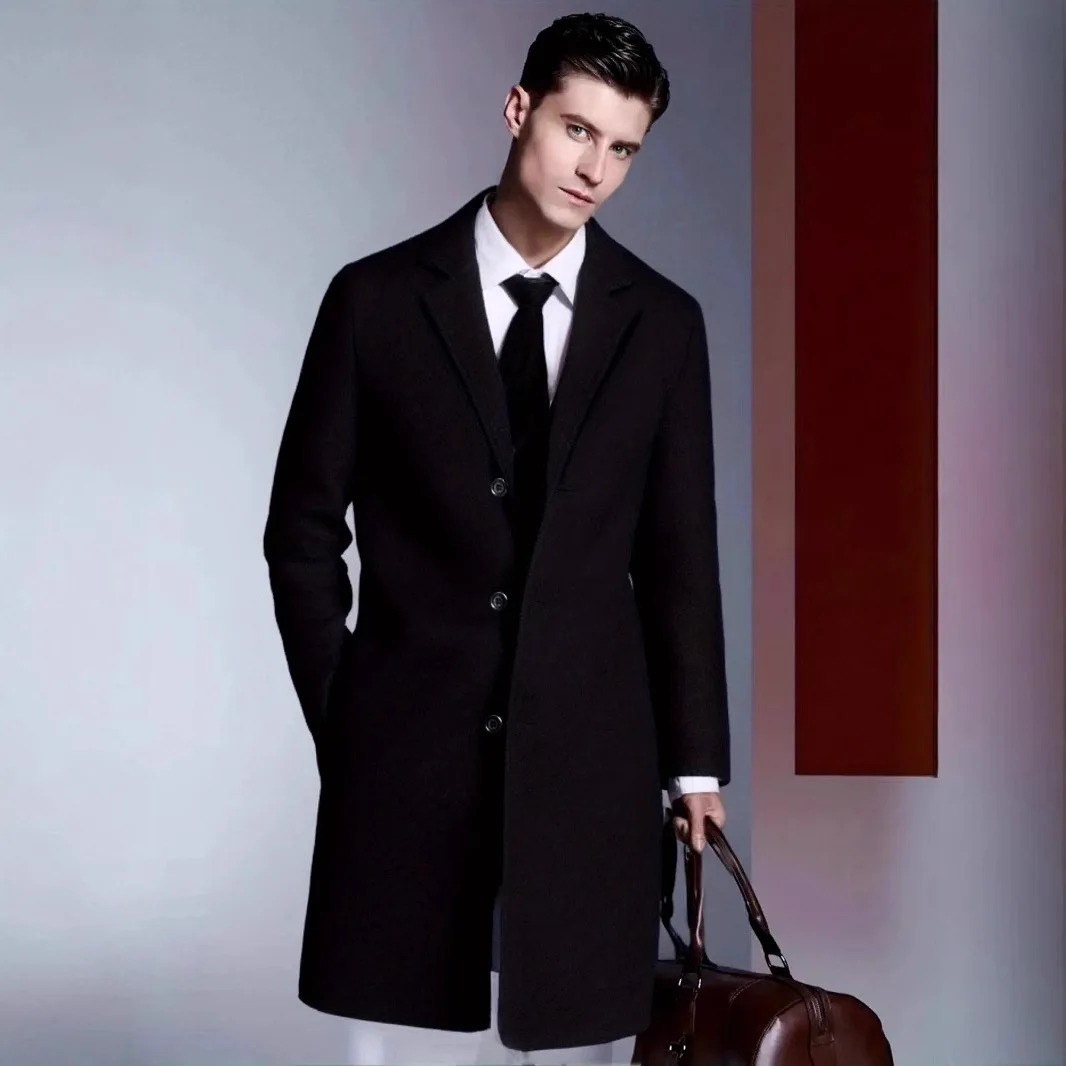 

Классический тренд Свободное пальто Повседневное модное пальто Элегантный длинный тонкий плащ