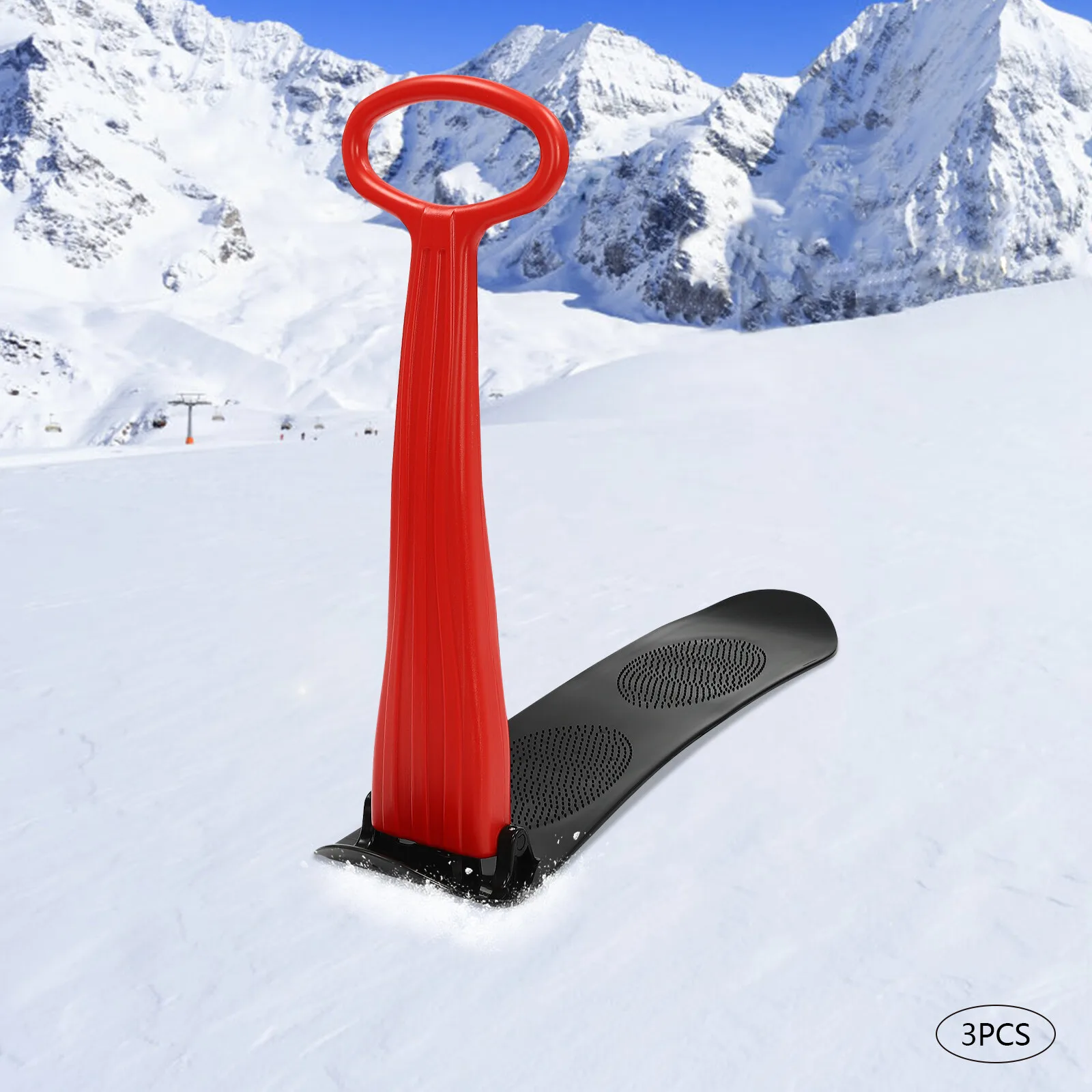 Immagine 3: Scooter da Neve, Slitta da Neve, Scooter Pieghevole per la Neve