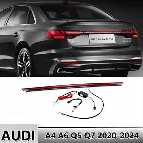 아우디 A4 A6 Q5 Q7 2020-2023 LED 자동차, 미들 램프, 트럭 조명, 크로스 램프 장식