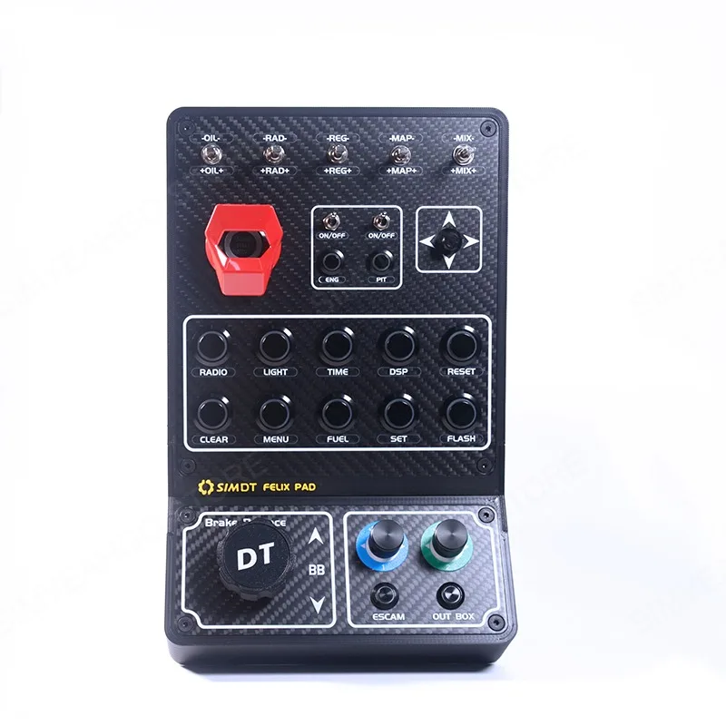 Multi-function Button Box Central Control Box Plug and Play for PC Racing Games for EURO Truck Logitech G29 Fanatec SIMAGIC MOZA