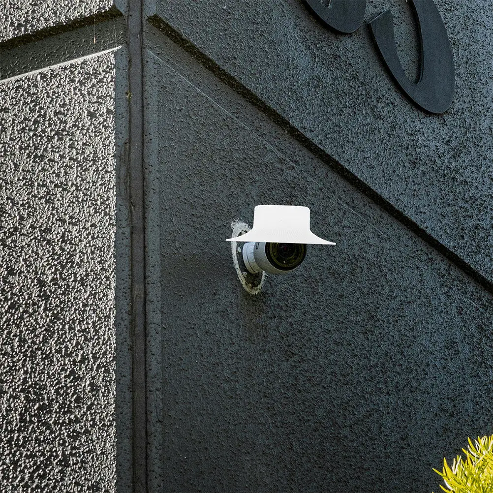 2Pcs Outdoor Security Camera Cover Waterproof Plastic Dome Shield Protective Rainproof Anti-Debris Shield Camera Rain Coat Cover