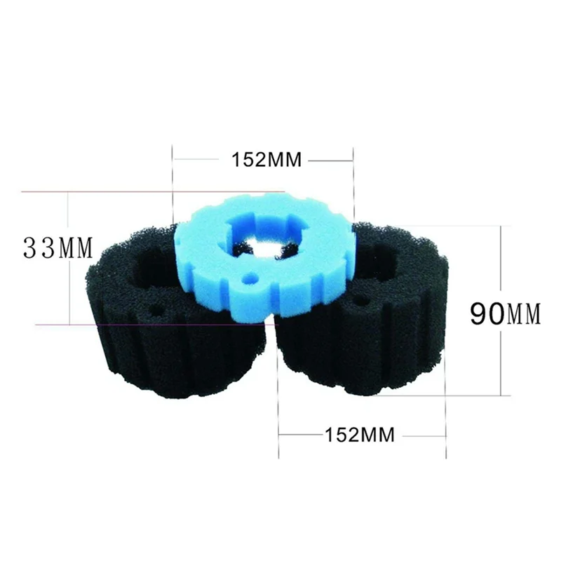 إسفنجة شفط بديلة لإسفنجة الفلتر العلوي - ملحقات الفلتر الفعالة أدوات شفط مياه الصرف الصحي