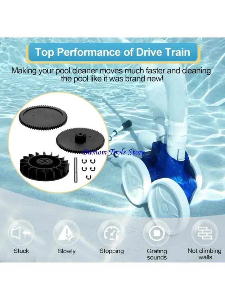 57BE Pool Cleaner Gear Rebuild Replacement for 360 380 Models Simple Installation