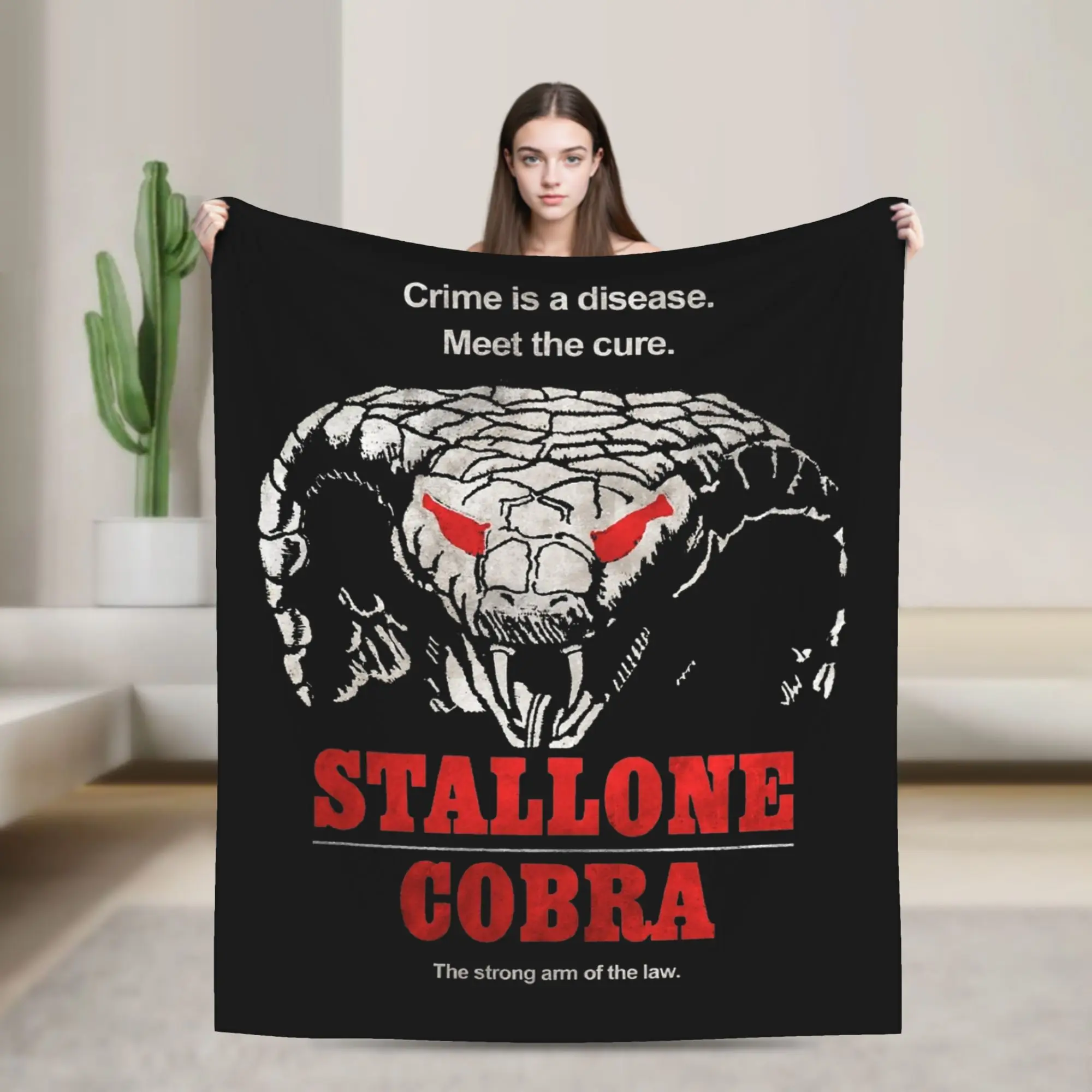 Stallones Cobra Movie Blankets Flannel Summer   Multifunction Lightweight Throw Blankets for Sofa Car Bedding Throws