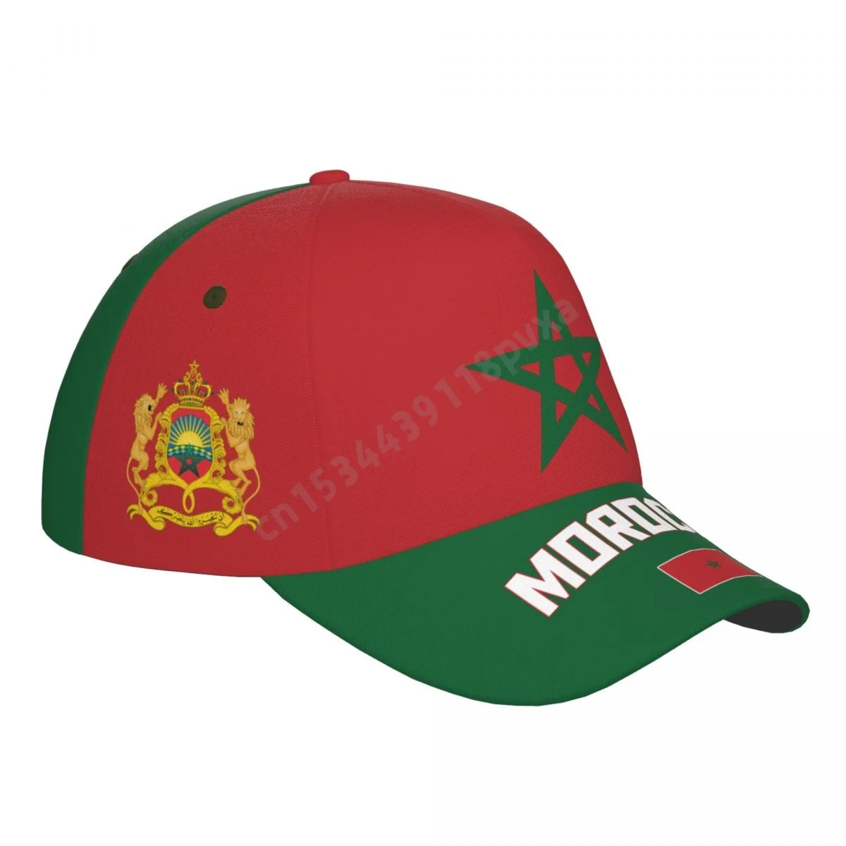 Unisex Morocco Flag Cool Moroccan Adult Baseball Cap Patriotic Hat for Baseball Soccer Fans Men Women