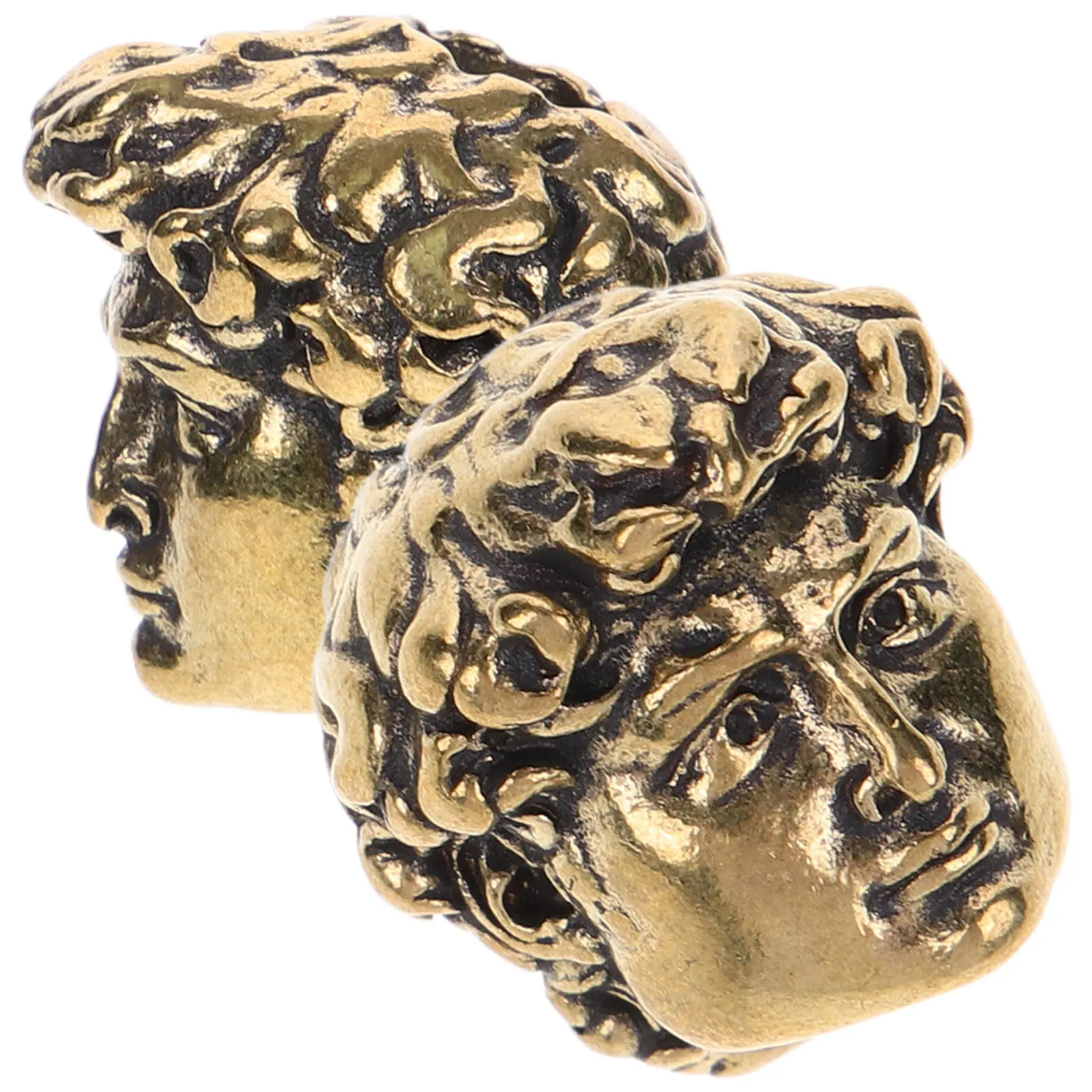 

2 шт. винтажные латунные подвески-портреты, медные брелоки-шармы для изготовления украшений своими руками, декоративные подвески для рукоделия