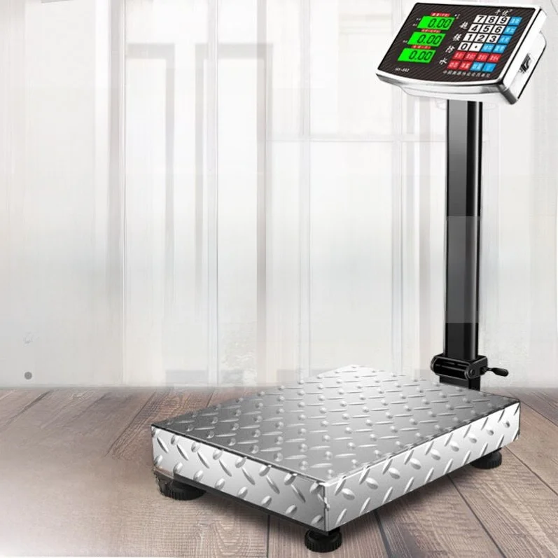 

Smart Beauty Salon Electronic Weight Scale 150kg High Precision 300kg Red Digit Thickened Home Use Waterproof Platform Scale