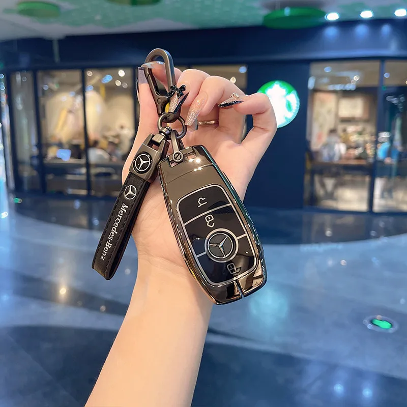 Suitable for Mercedes Benz E300L/C260L GLE bag GLS buckle C-Class E-Class GLC/EQC high-end metal shell men