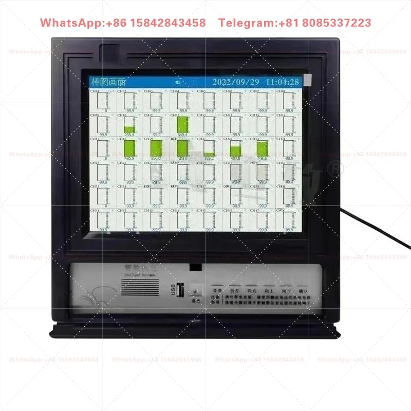 SA-JLY01D Large Screen Recorder,Multi-Channel Signal Acquisition Color Paperless Recorder With Curve Display