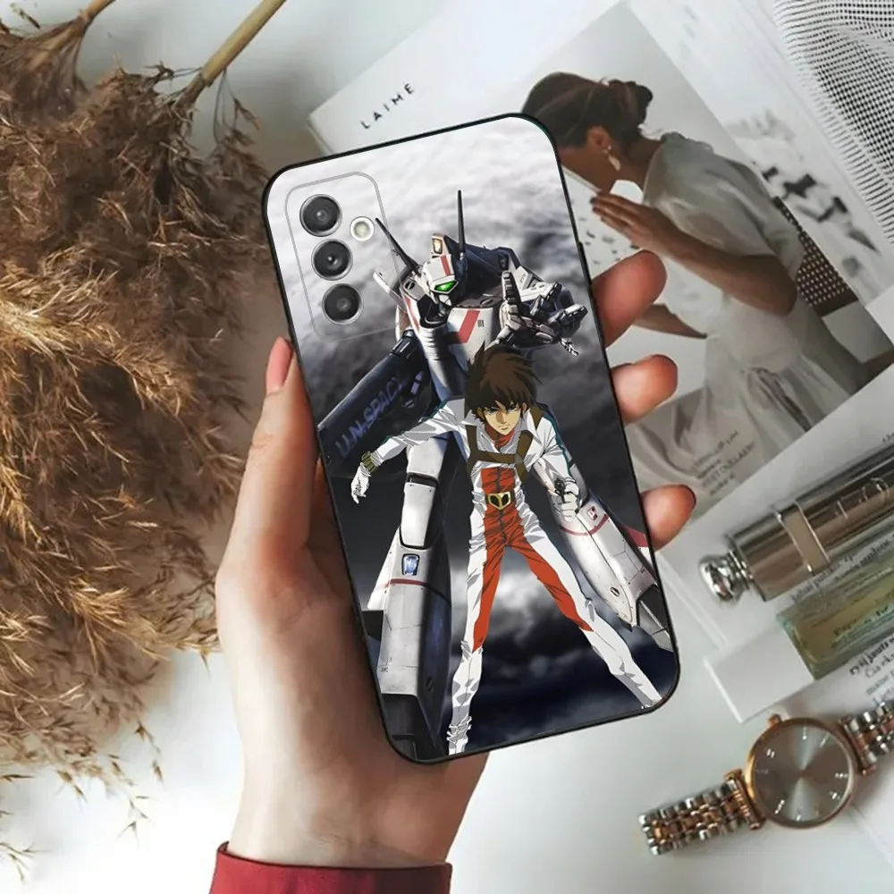 R-Robotech Macross   Phone Case For Samsung Galaxy A20,A21s,A22,A31,A32,A52,A53,A72,73,A80,A91 Soft Black Phone Cover