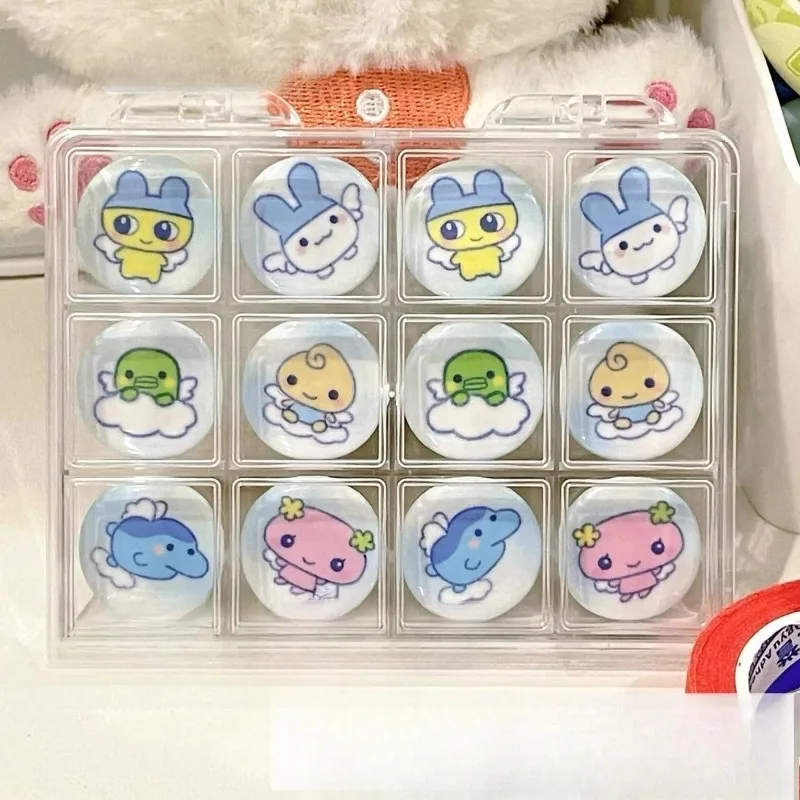 wholesale Anime Creative Cartoon Tamagotchi Mini Badge Pins, Cute Decorative 25mm Lapel Pins for Journal, Clothes & Backpack - view 3