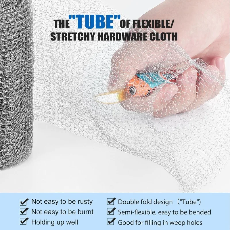 3/30 متر مكافحة الماوس شبكة من الاستانلس استيل مبيد الحلزون السنجاب في الهواء الطلق الحيوان إشارة التدريع ثقب ملء شبكة حماية الآفات #3