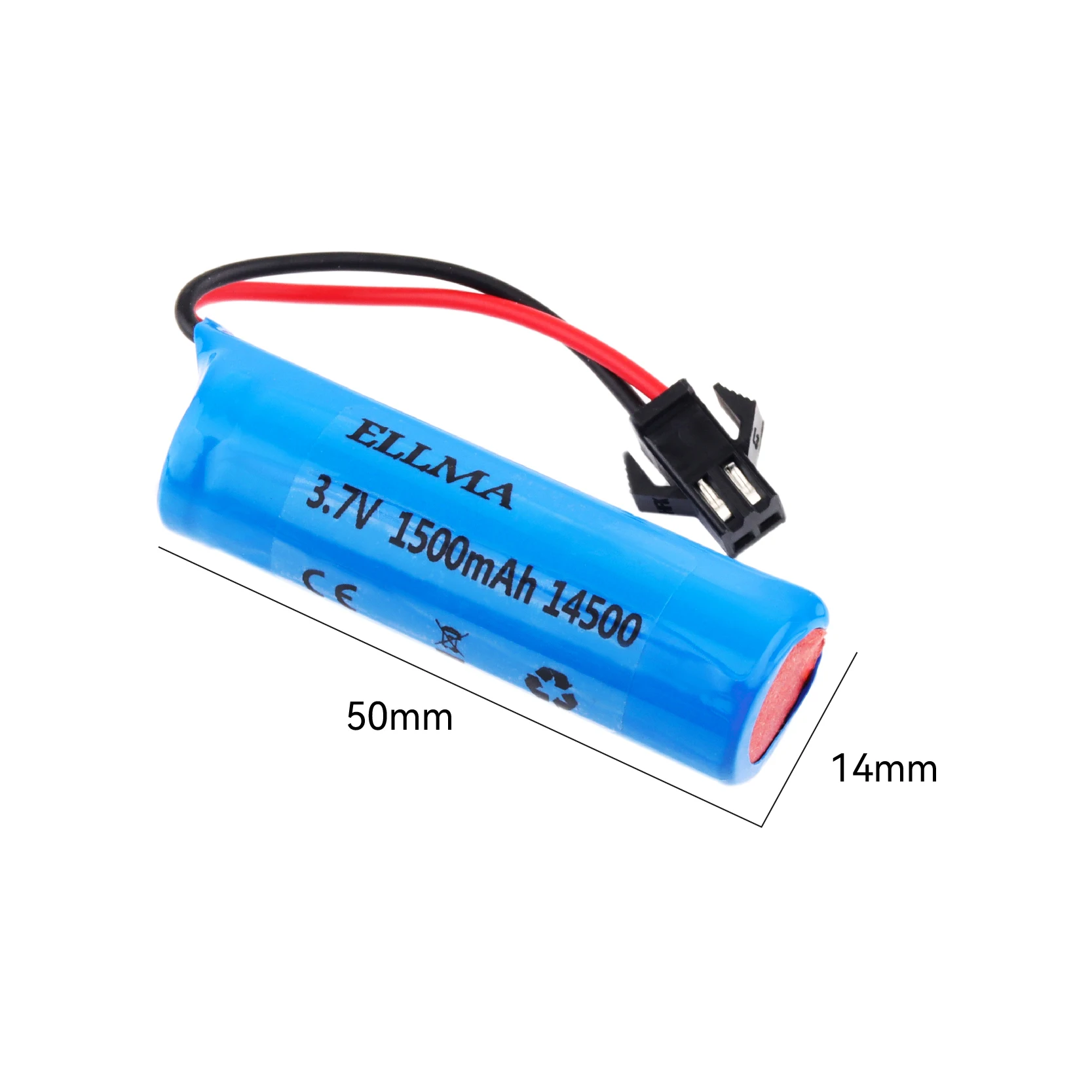 1500mAh 3.7v li-ion battery For JJRC C2 D828 RC Stunt Dump Car/4WD 1:16 off-road car/Electric Water Gun Toys 14500 battery