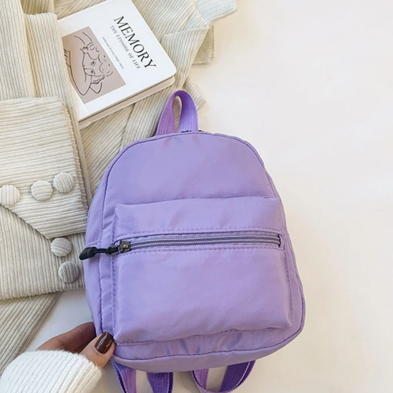 Mochila color sólido X90D Mujeres Solid Mackapsack Mini Mini Viajes