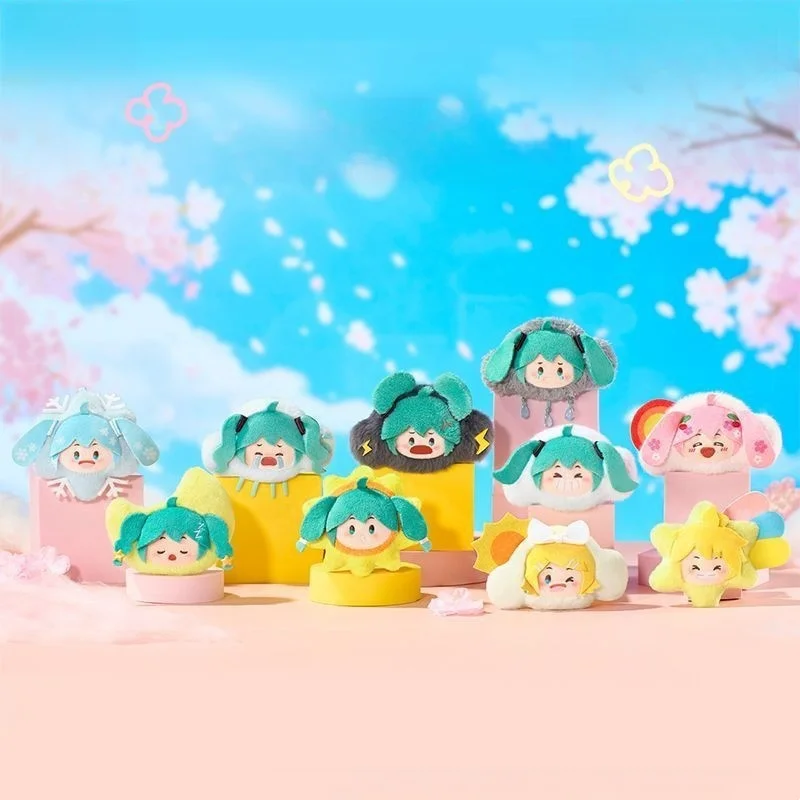 

Pre Sell Hatsune Miku Weather And Mood Big Head Series Plush Blind Box Pendant Backpack Decoration Cute Peripherals Toys Gift