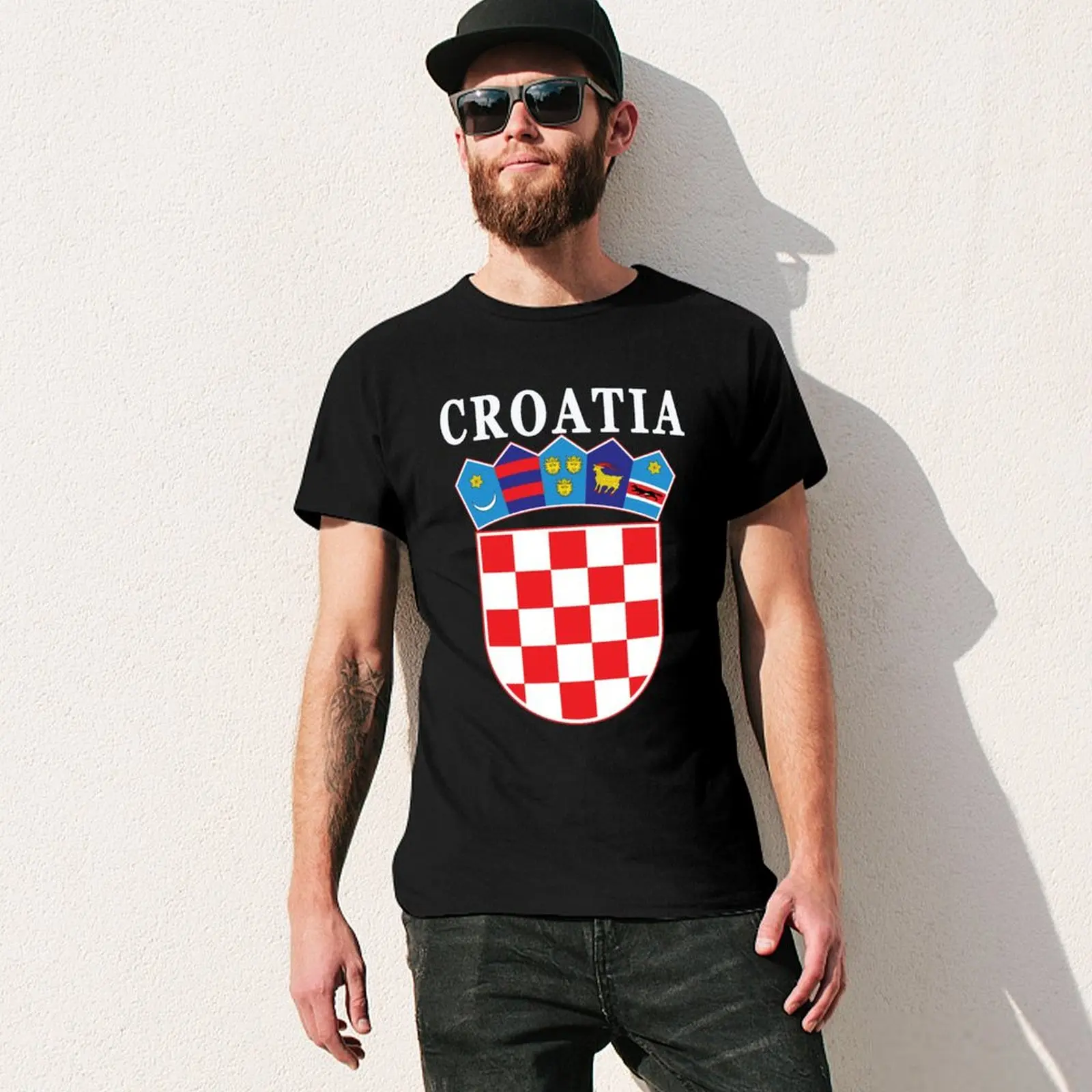 Croatia Deluxe Football Jersey Design T-Shirt Casual Everyday Wear T-Shirt view 3
