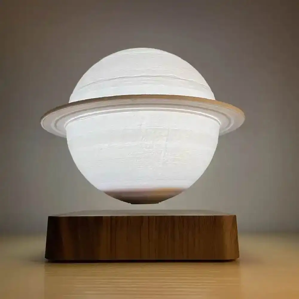 

Saturn Romantic Table Night Light for Bedroom Hotel Bedside Creative Decoration Levitating Bulb Christmas Gift Desk Lights