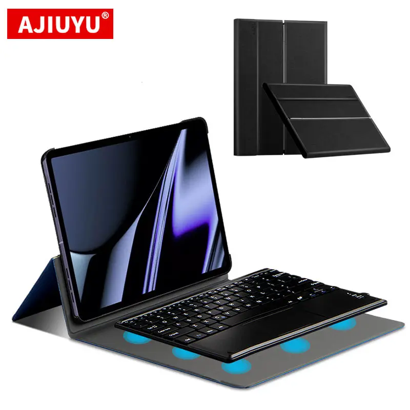 

AJIUYU Keyboard Case For OPPO Pad 11 Case Bluetooth Keyboard Cover Shell For Oppopad 11 oppopad11 2022 OPD2101 Tablet Smart Case