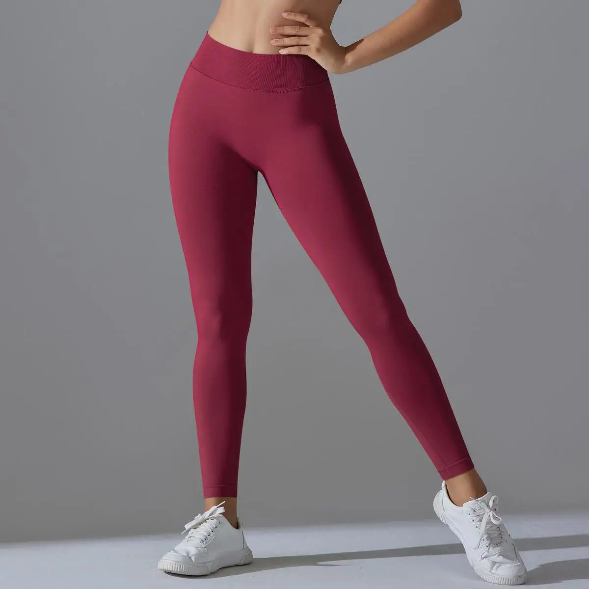 Leisure Hip Hot Pants Women Tights Seamless Gym Sports Breathable Simplic Pants Female Sexy Elastic High Waist Fashion Pants