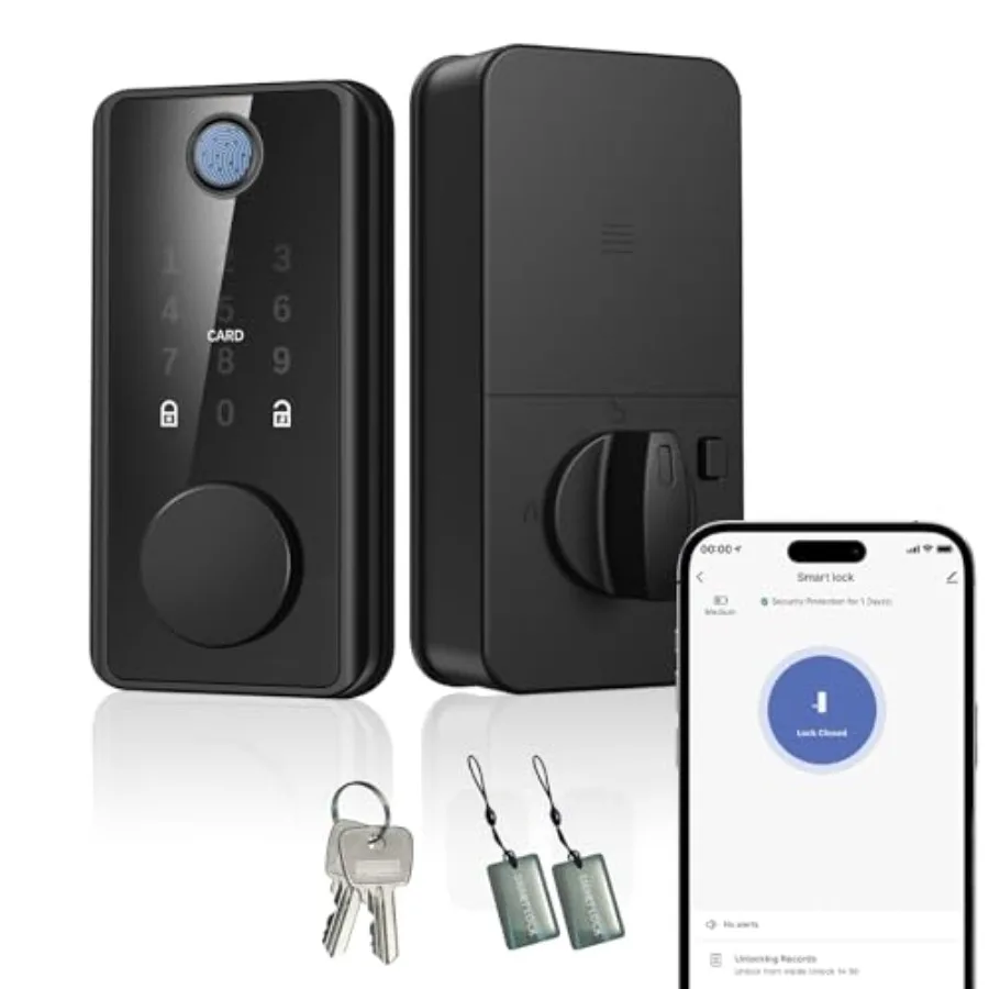 Fingerprint Smart Door Lock Bluetooth Keyless Entry