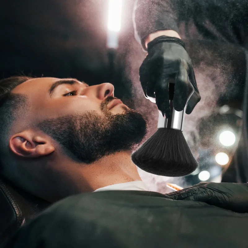 فرشاة قص الشعر الناعمة أداة تنظيف تصفيف الشعر كنس الرقبة تنظيف منفضة قطع الشعر فرشاة صالون الحلاقة اكسسوارات الحلاق