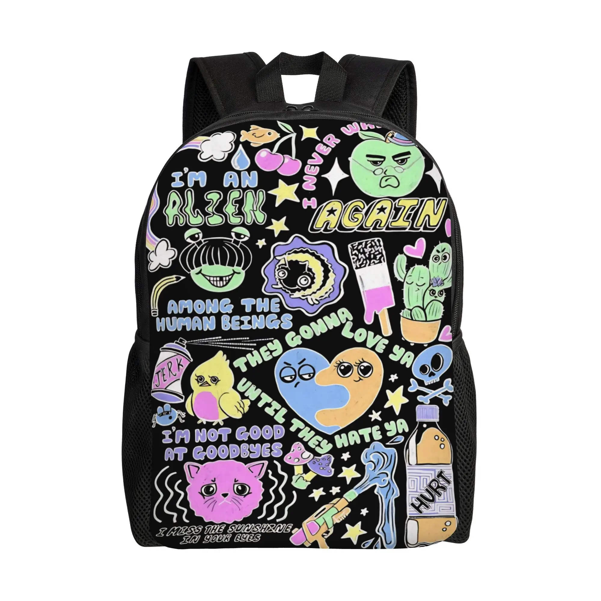 Oliver Tree American Rapper Backpack with Pocket Student Hiking Travel  Daypack for Men Women Laptop Computer Canvas Bags