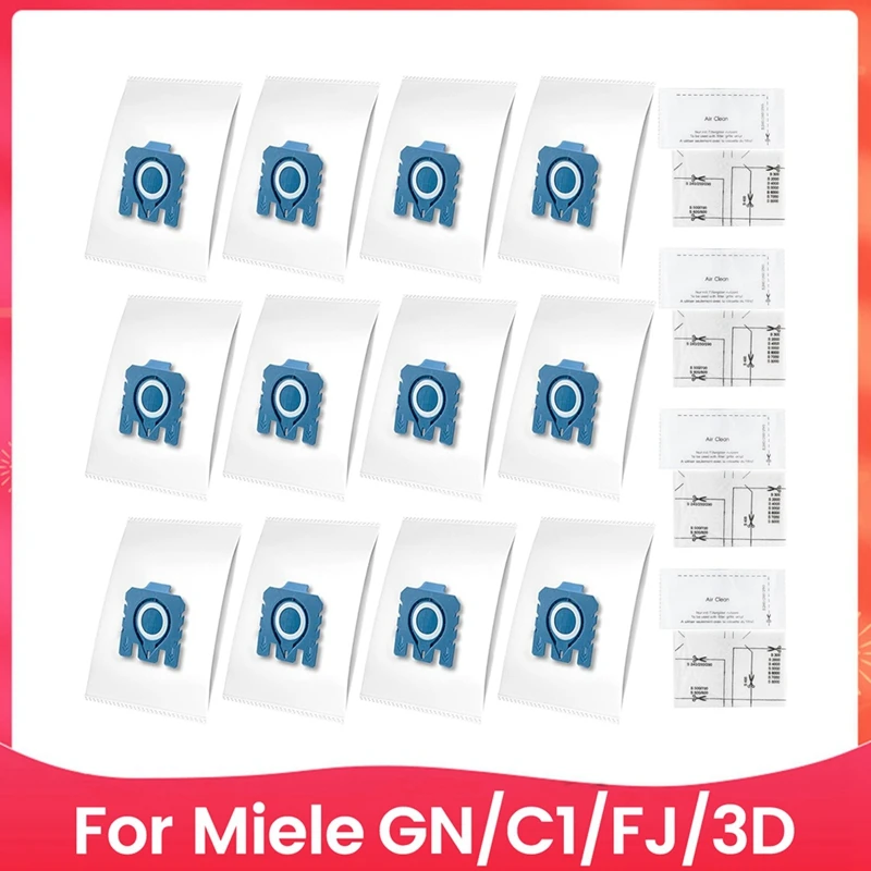 Sacs de rechange pour aspirateur Miele GN 3D, sacs à poussière pour Classic C1, invitation C1, C2, C3, ltS5, S8, S400 Series