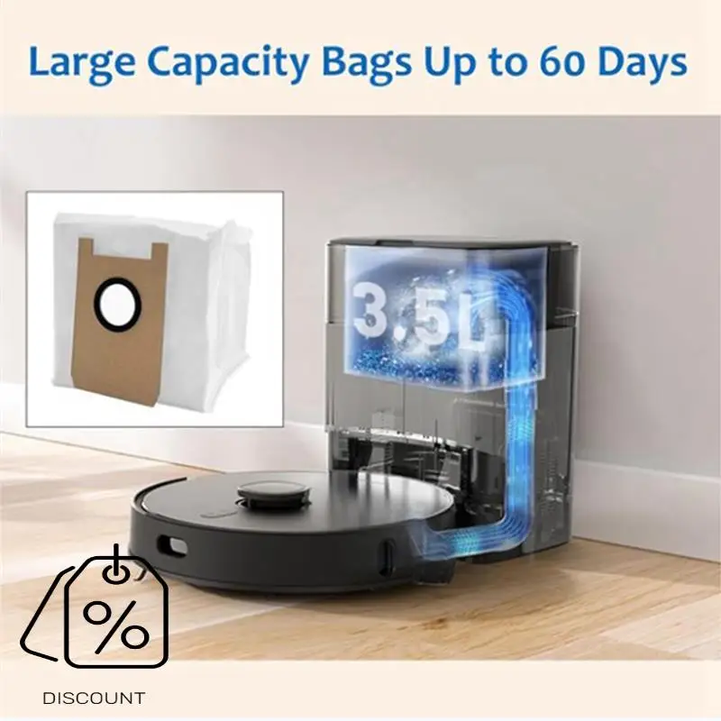 ABJO-para AIRROBO T20 + accesorios para aspiradoras Cepillo Lateral principal filtro de fregona bolsas de polvo piezas de repuesto de limpiador