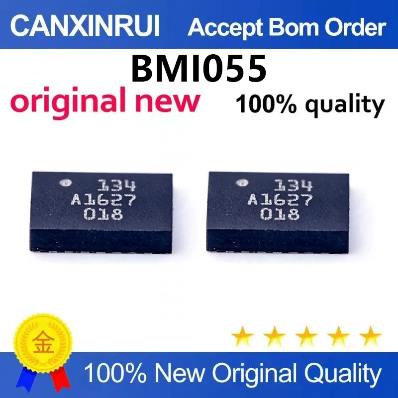 (5pcs-100pcs)Brand new original BMI055 patch LGA-16 silk screen 134 six axis accelerometer sensor IC