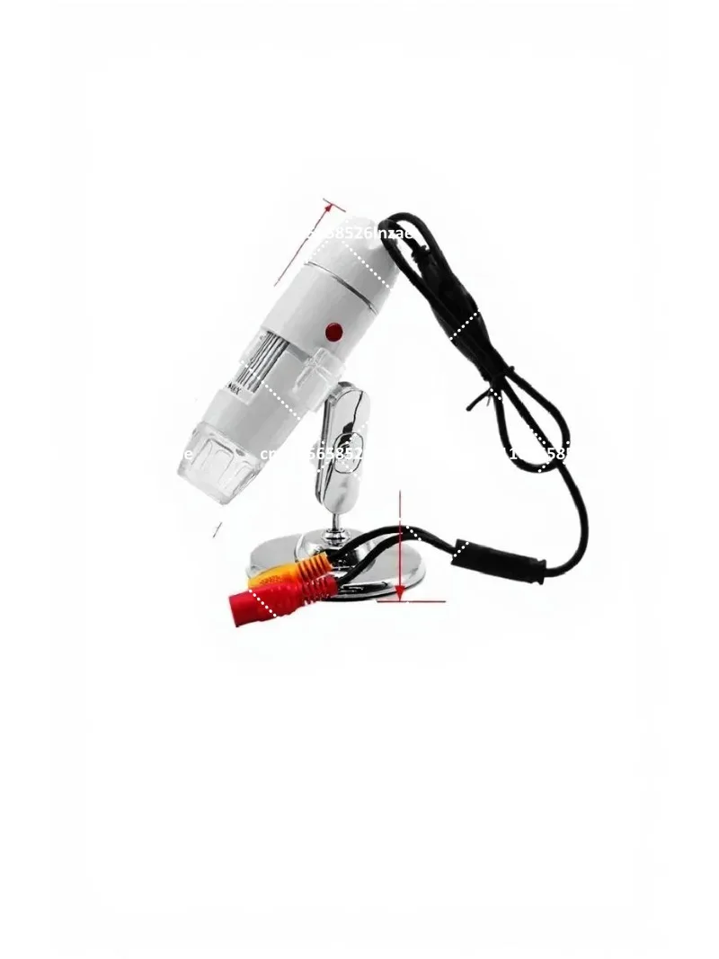 

7 Inch Screen Digital Microscope, 400X Magnification, HD Electron Microscope with AV Interface