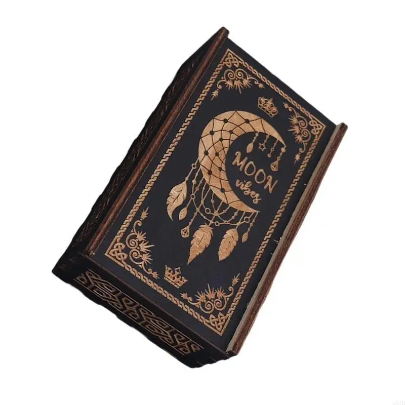 

Коробка для хранения карт Таро, портативный контейнер для хранения карт, коробка для астрологических безделушек, органайзер, для