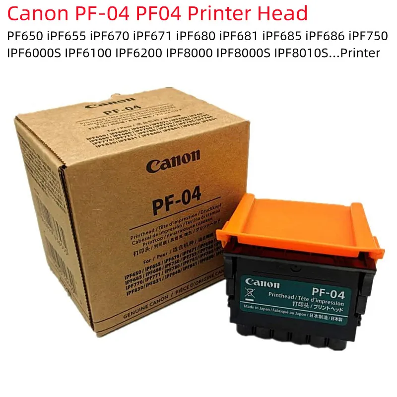 

Canon Printhead PF-04 PF04 Print Head For Canon IPF650 IPF655 IPF680 IPF681 IPF685 IPF686 IPF750 IPF755 IPF760 IPF765 IPF851