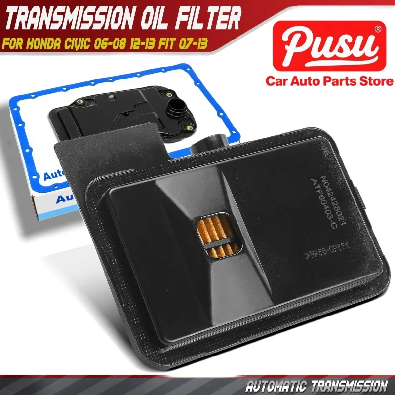 

PUSU Automatic Transmission Filter Kit for Honda Civic 2006-2008 2012-2013 Fit 07-13 B403, 25420RPC003 25420-RPC-003