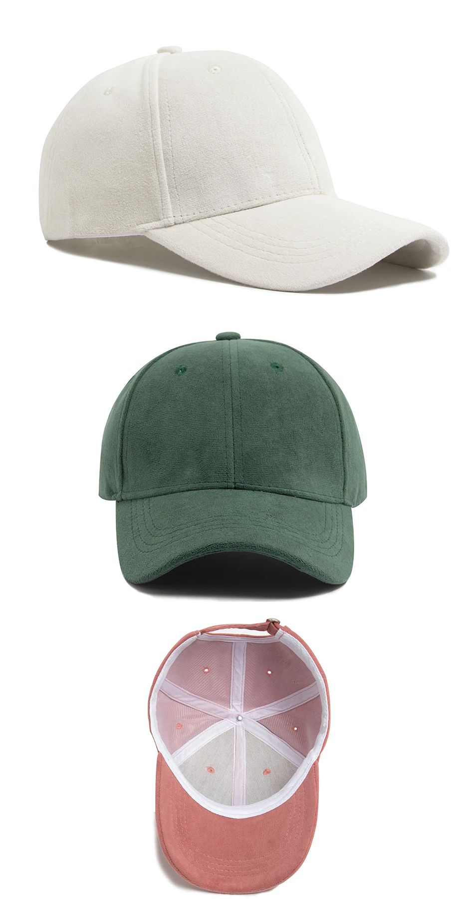 Frauen Wildleder Baseball Caps Herbst Winter Solide Mode Männer Hip Hop Cap Im Freien Casual Reise Sonnenblende Hut Mehrfarbig Unisex – Detail 8