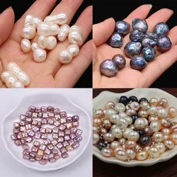 1 PCS Natural Irregular Baroque Pearl Peanut/Cross Shaped Beads DIY Jewelry Making Necklace Earrings Bracelet Accessories Gift