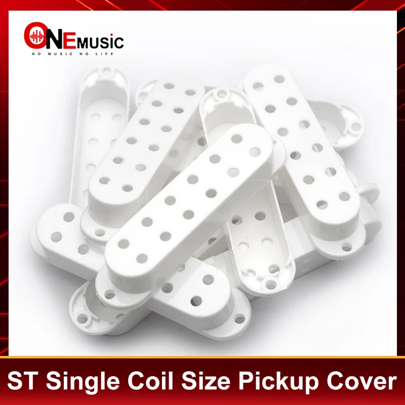 10Pcs ST Single Coil Size Pickup Cover Mini Humbucker Shell 6 Hole(3+3)  or 12 Hole(6+6) 52MM Multi Colour