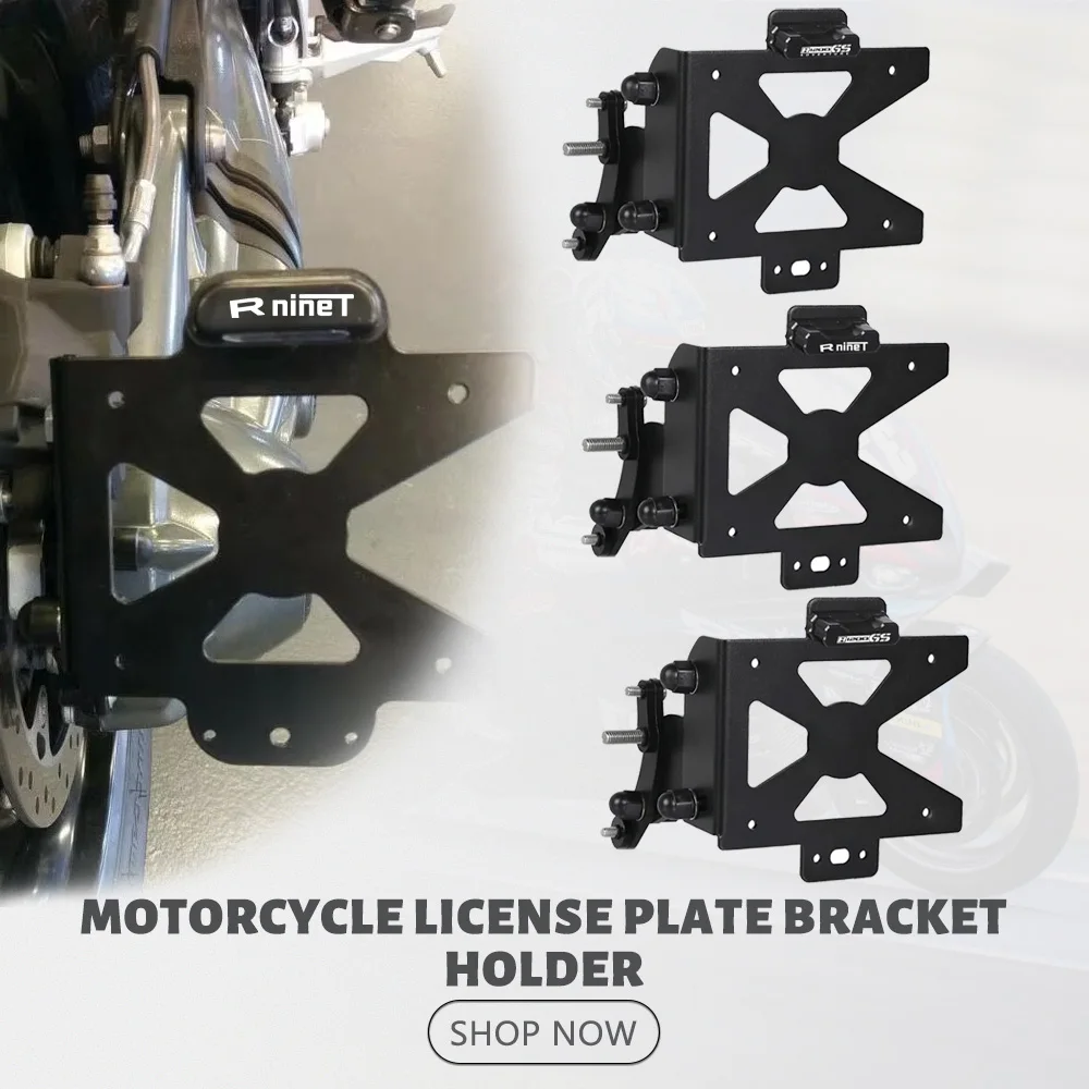 

For BMW HP2 R1200GS Adventure R1200S R1200R R nineT Scrambler Motorcycle License Plate Holder Eliminator Registration Bracket