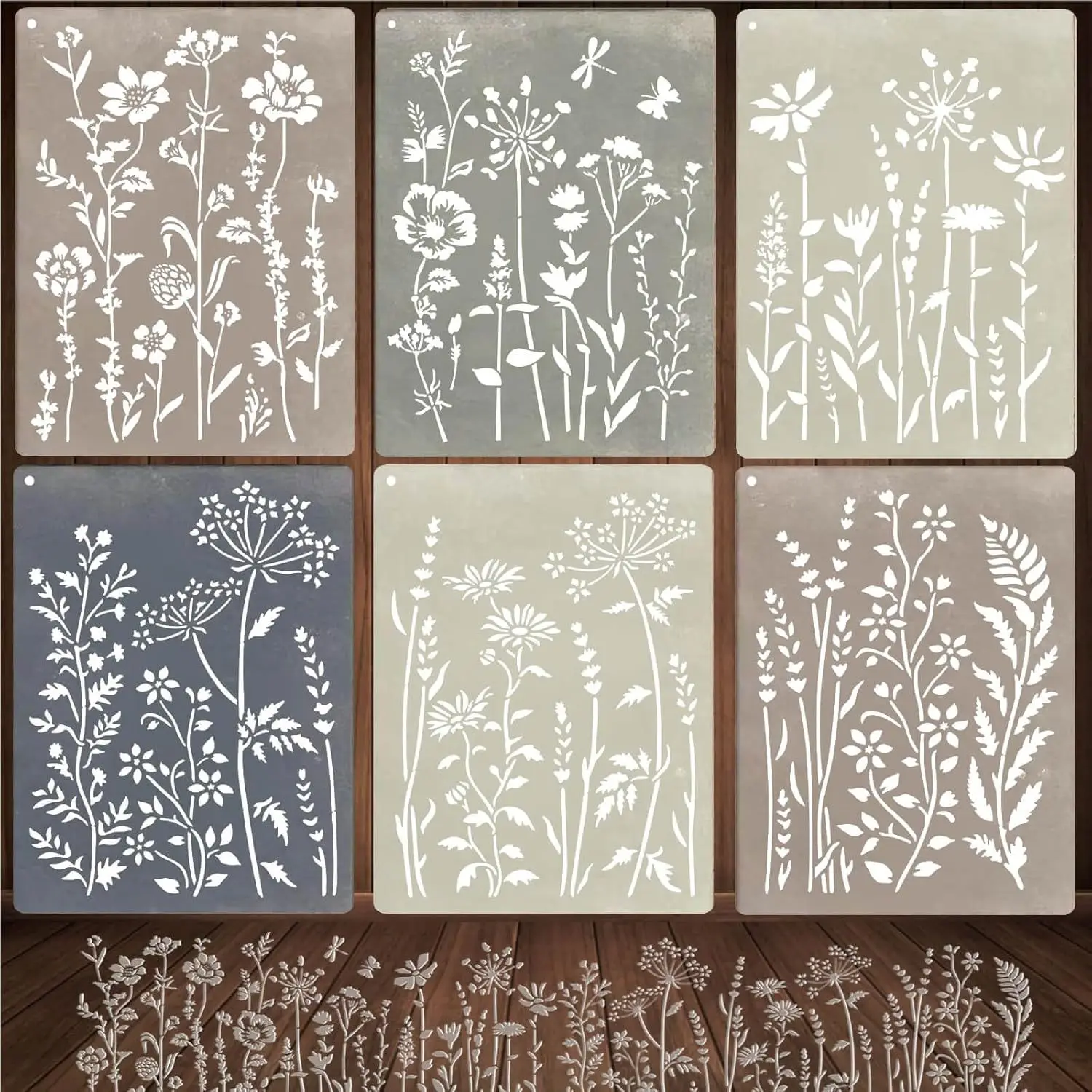 6-pecas-de-moldes-reutilizaveis-de-plastico-para-pintura-floral-diy-com-estampas-botanicas-de-flores-silvestres-para-tecido-madeira-e-papel-materiais-para-artesanato