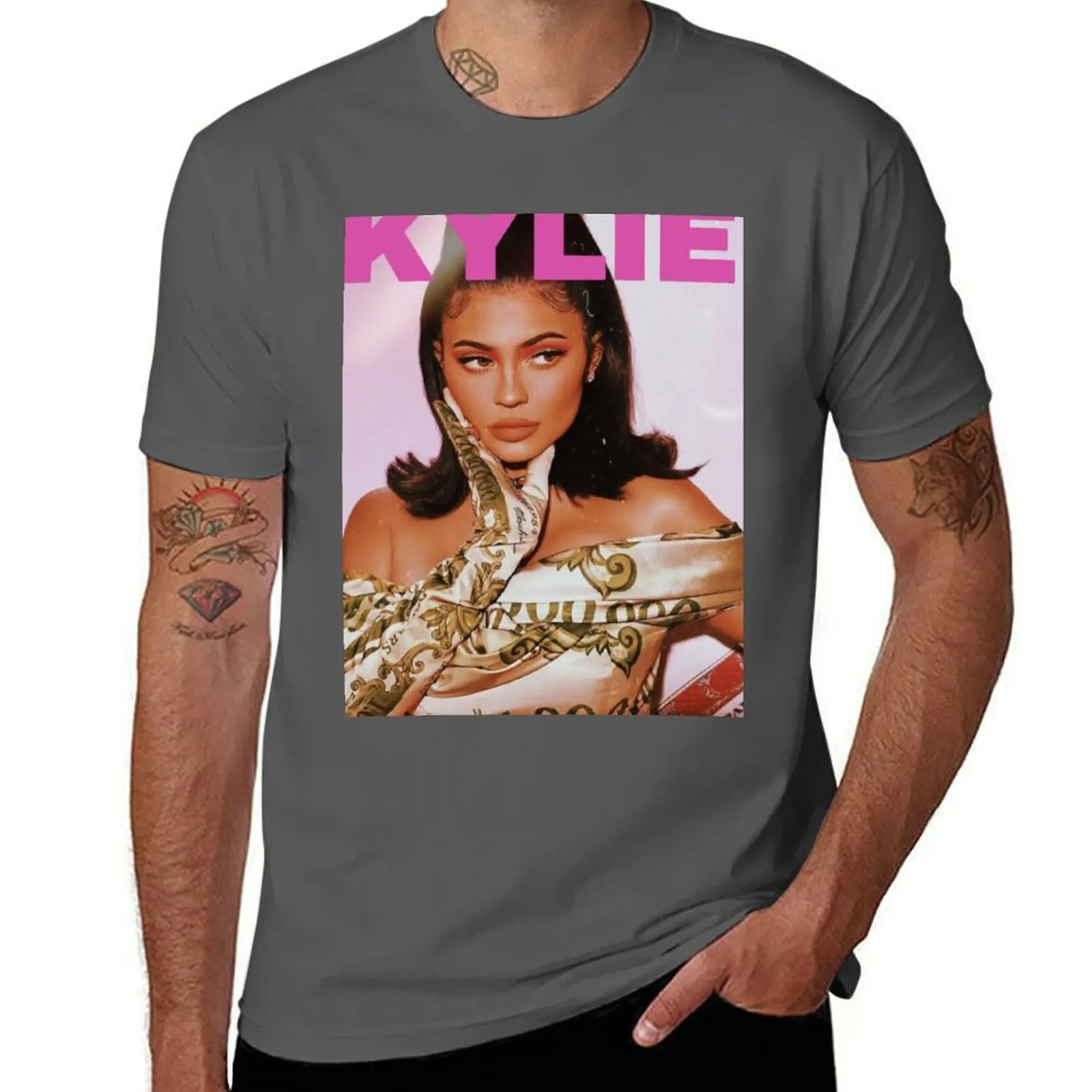 

Kylie Jenner Shirt Pink Font T-Shirt t shirts with prints printed t shirts for man t shirts for man pack white T-Shirt