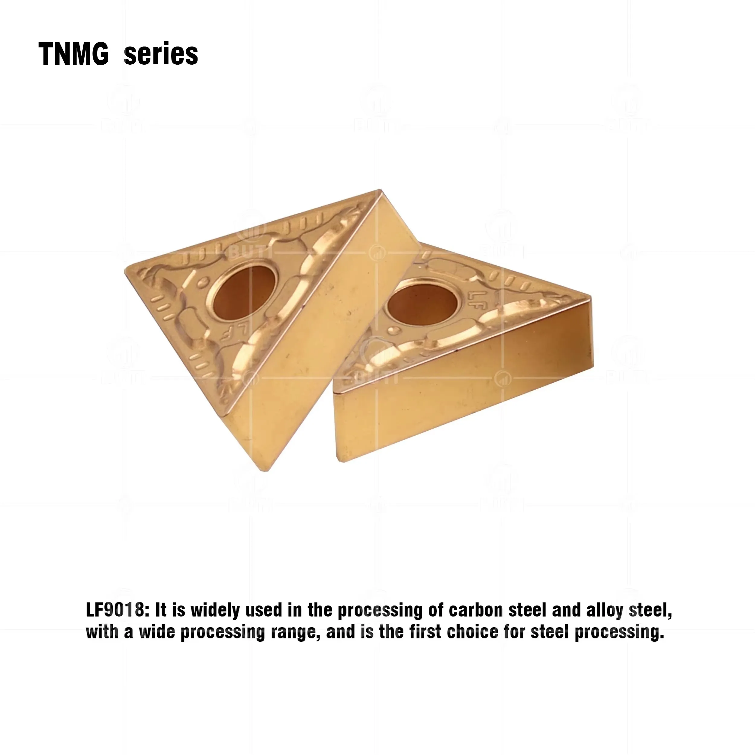 DESKAR Original Cutting Tool TNMG160404/08/12-CM LF9018 Numerical Control Outer Circle Triangle Turning Inserts Steel Processing