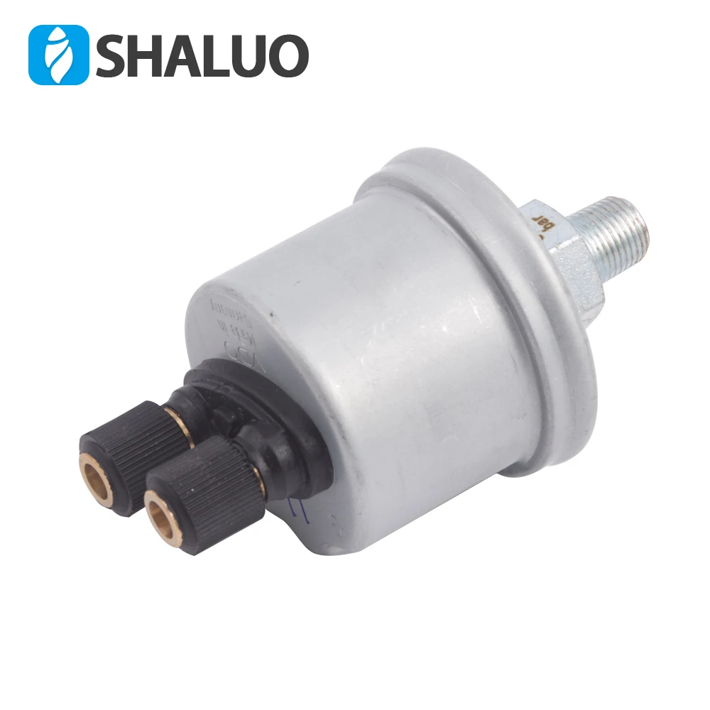 High Quality 10Bar 25Bar VDO Oil Pressure Sensor Plug 1/8NPT 0 to 10 Bar Diesel Generator Accessories Oil Pressure Sensor Switch