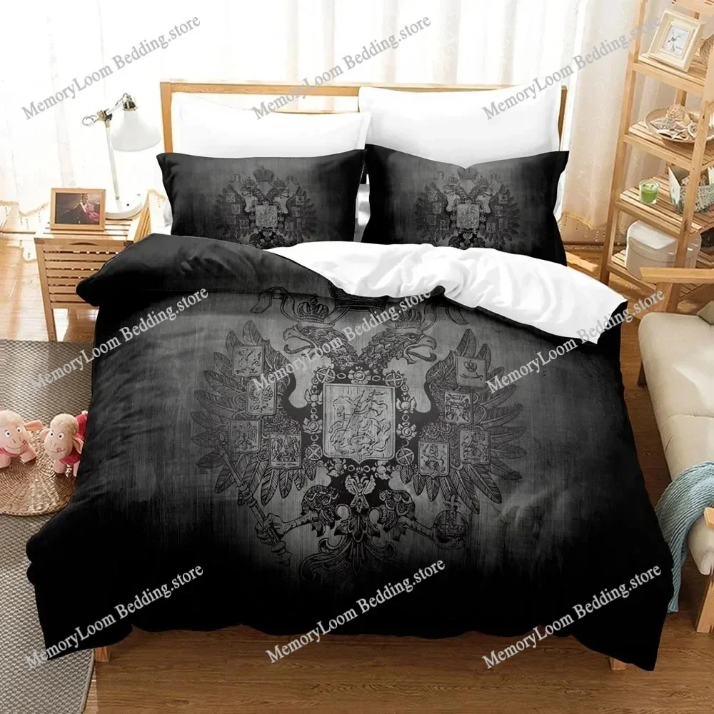 Russian flag Bedding Set Single Twin Full Queen King Size Russian theme Bed Set Teenager Bedroom Duvetcover Sets 3D Print
