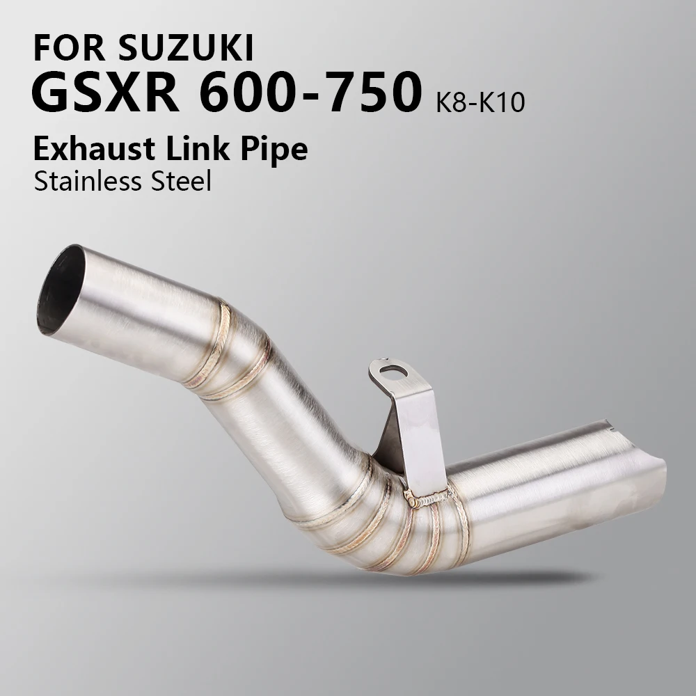 For SUZUKI GSXR600 GSXR750 GSX-R600 GSX-R750 K8 K9 K10 Motorcycle Exhaust Escape Mid Link Pipe Connect Original Muffler