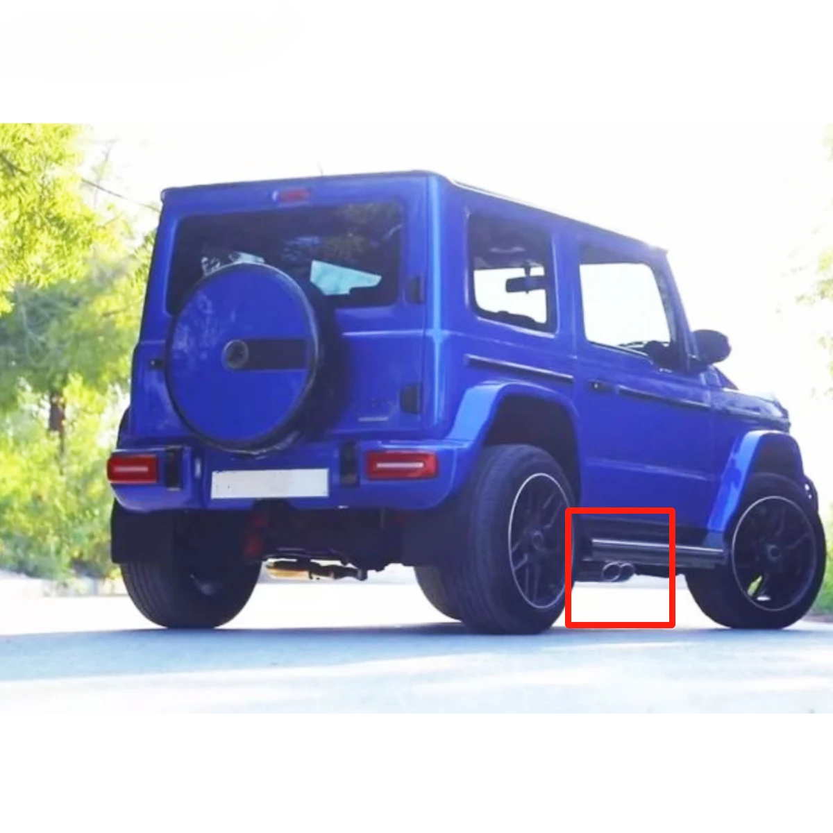 

For Jimny G63 Style Exhaust Tips 304 Stainless Material Exhaust Pipe Muffler Tips