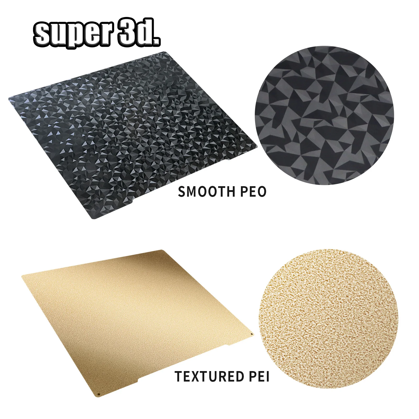 300/180/220/235/310 mm PEO-Bulidplatte H1H magnetische doppelseitige PEY-PET-PEI-Blatt für K1 Max Ender 3 5 CR10 P1P X1 MK3S Upgrade – Detail 8