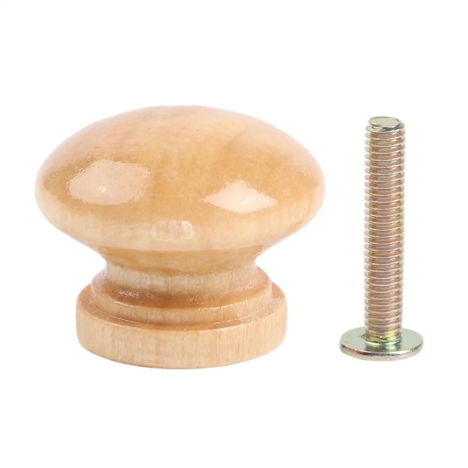 

Круглая ручка-кнопка из массива дерева в форме гриба для дверец шкафов, выдвижных ящиков комодов, прикроватных тумбочек, витрин, тумб для ванной комнаты