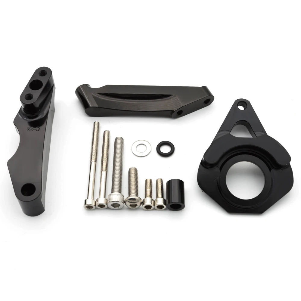 Motorrad Stabilisator Lenkung Dämpfer Montage Halterung Unterstützung Kit Für Suzuki GSXR 600 750 2001 2002 2003 2004 2005 GSX-R600