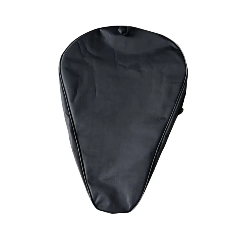Oxford Cloth Paddle Racket Bag Black Wear-resistant Tennis Racket Storage Bag Protective Waterproof Racquet Shoulder Bags