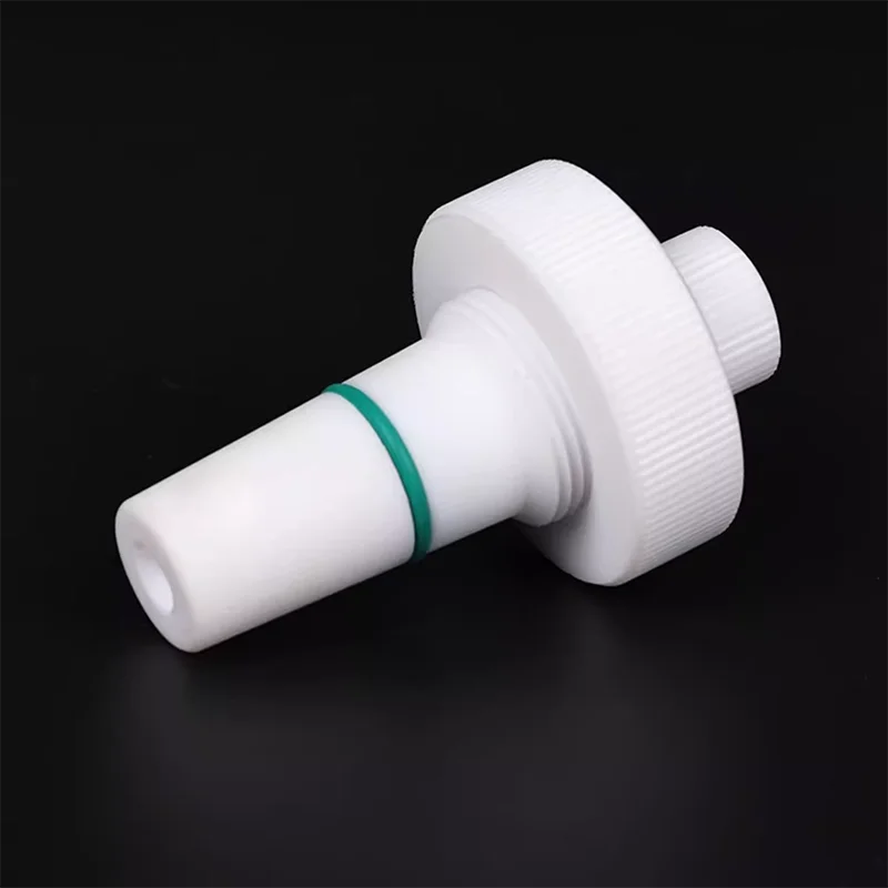 The new polytetrafluoroethylene mixing plug has a hole diameter of 8mm and has good sealing effect and stable mixing.