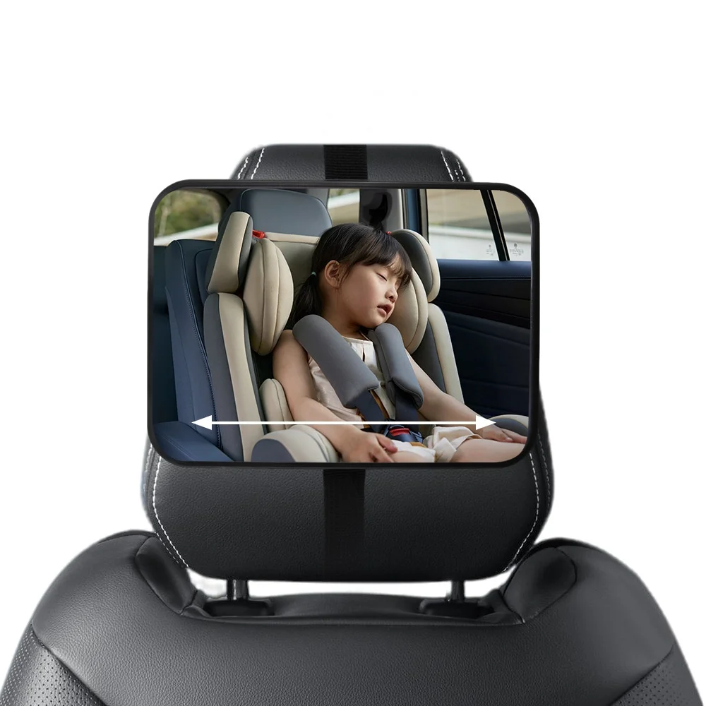 23.5*15CM Universal Car Baby Mirror Shatterproof for Rear Facing Infant Wide Angle Crystal Clear View
